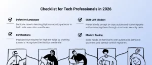 tech professional checklist 2026